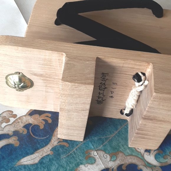 Japanese Geta sandals - vintage 1990 - Picture 2 of 3